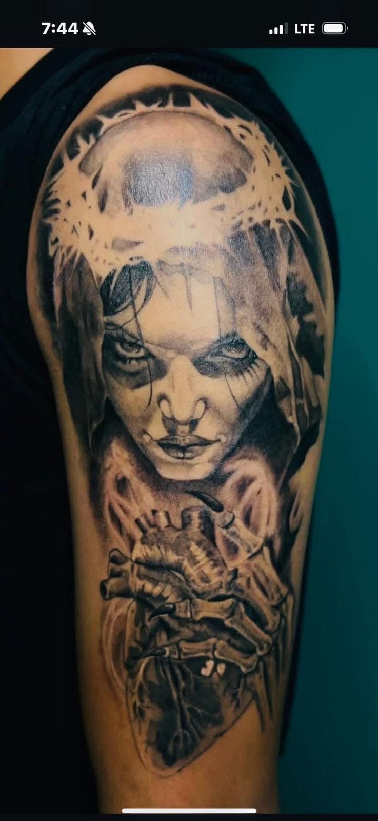 Script tattoo by Alison at Inked City Tattoos, Trenton NJ