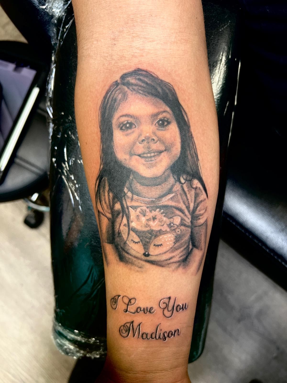 Black & Grey tattoo by Alison at Inked City Tattoos, Trenton NJ