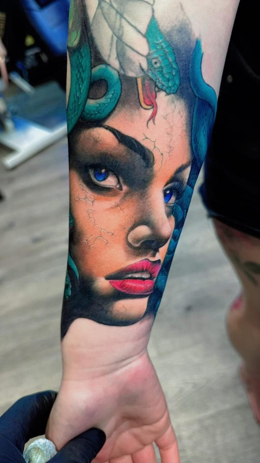 Realism in Color tattoo by Chino Elvis at Inked City Tattoos, Trenton NJ