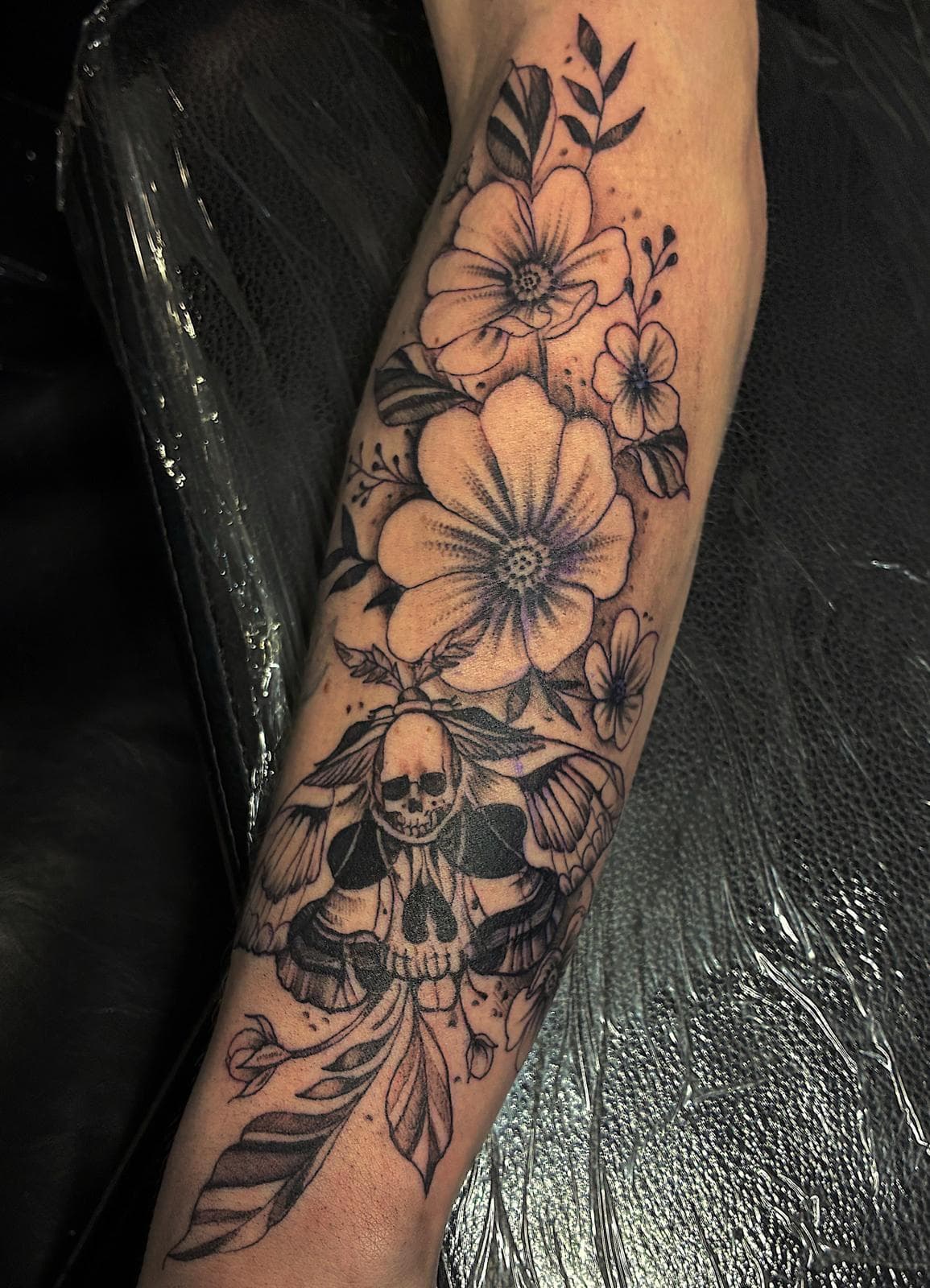 Script tattoo by Jay at Inked City Tattoos, Trenton NJ