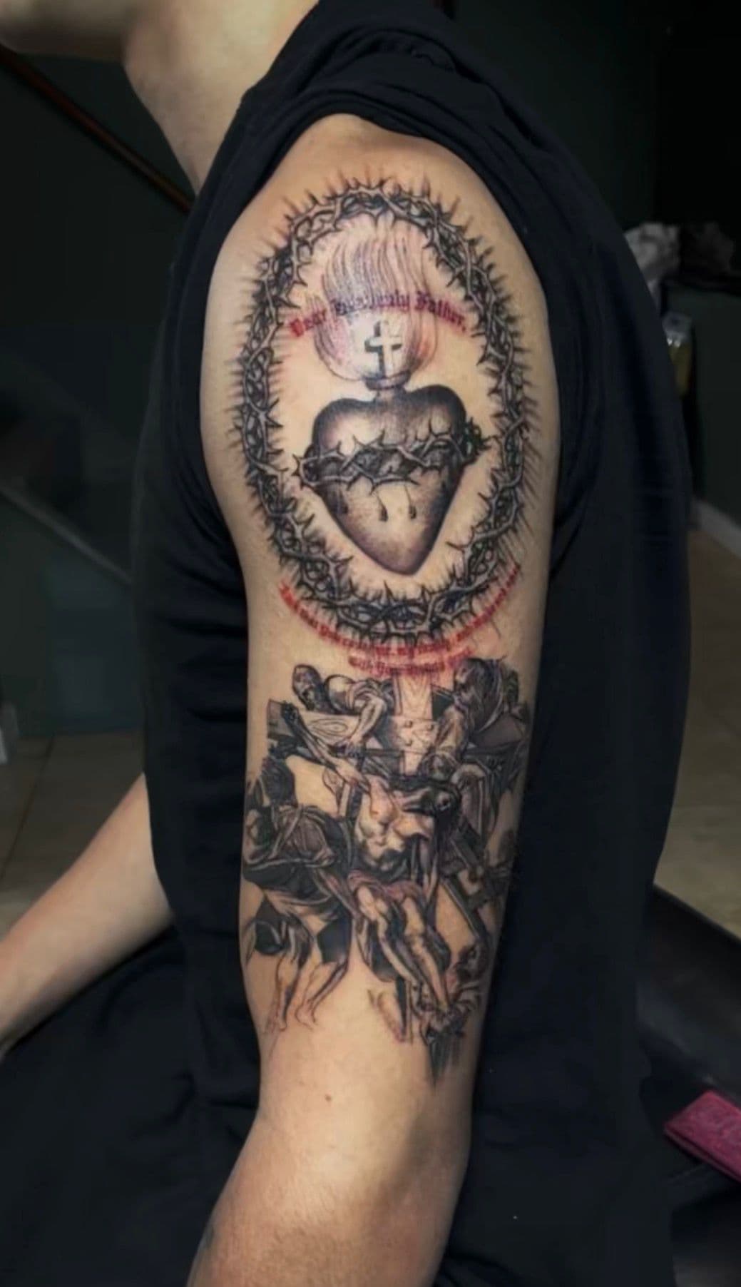 Fine Line tattoo by Jay at Inked City Tattoos, Trenton NJ