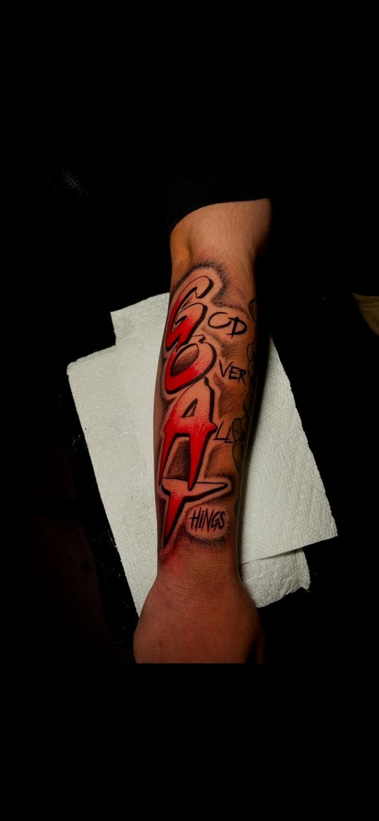 Illustrative tattoo by Stephany at Inked City Tattoos, Trenton NJ