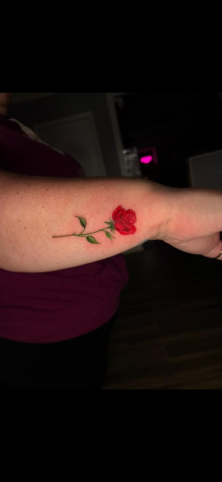 Illustrative tattoo by Stephany at Inked City Tattoos, Trenton NJ